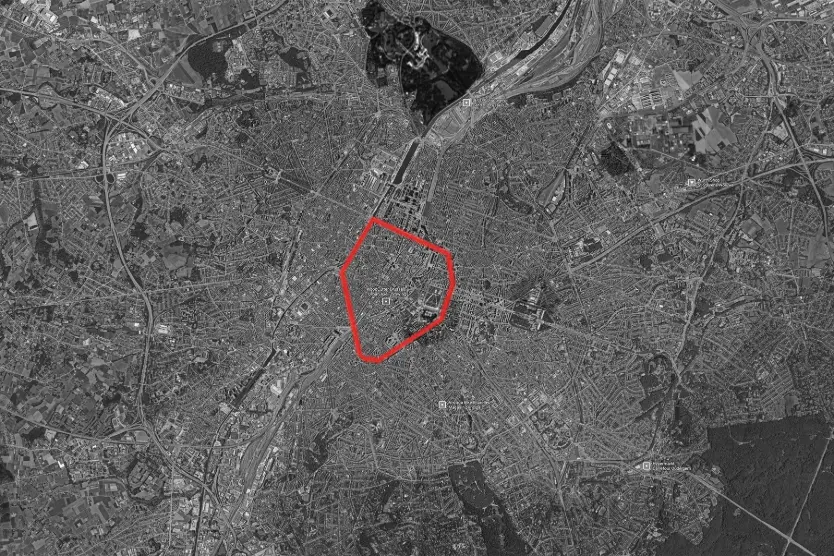 Peintagone, Bruxelles, Peintures