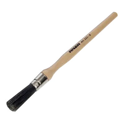 Black round fitch brush - Anza