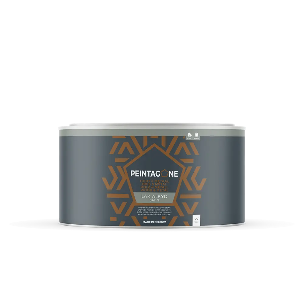 [LASA0,5BW] Lak Alkyd Satin (0.5 l, W, Undyed)