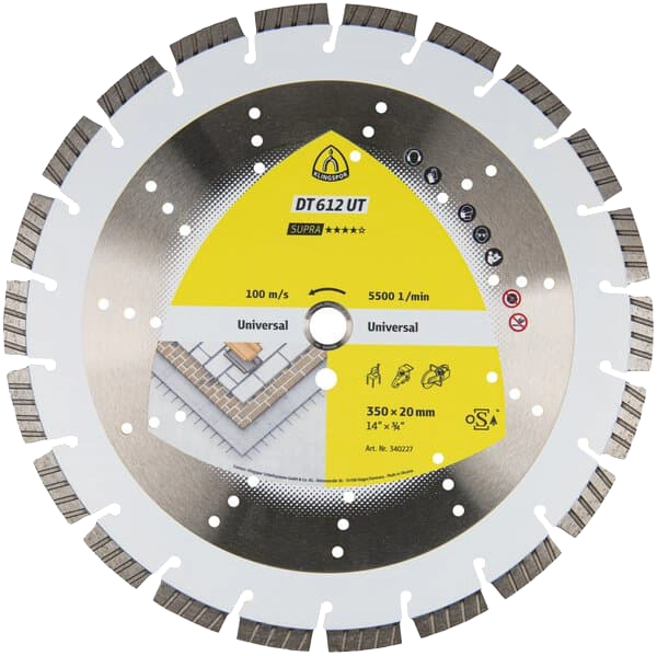 DT 612 UT Disque à tronçonner (prix à la pièce)