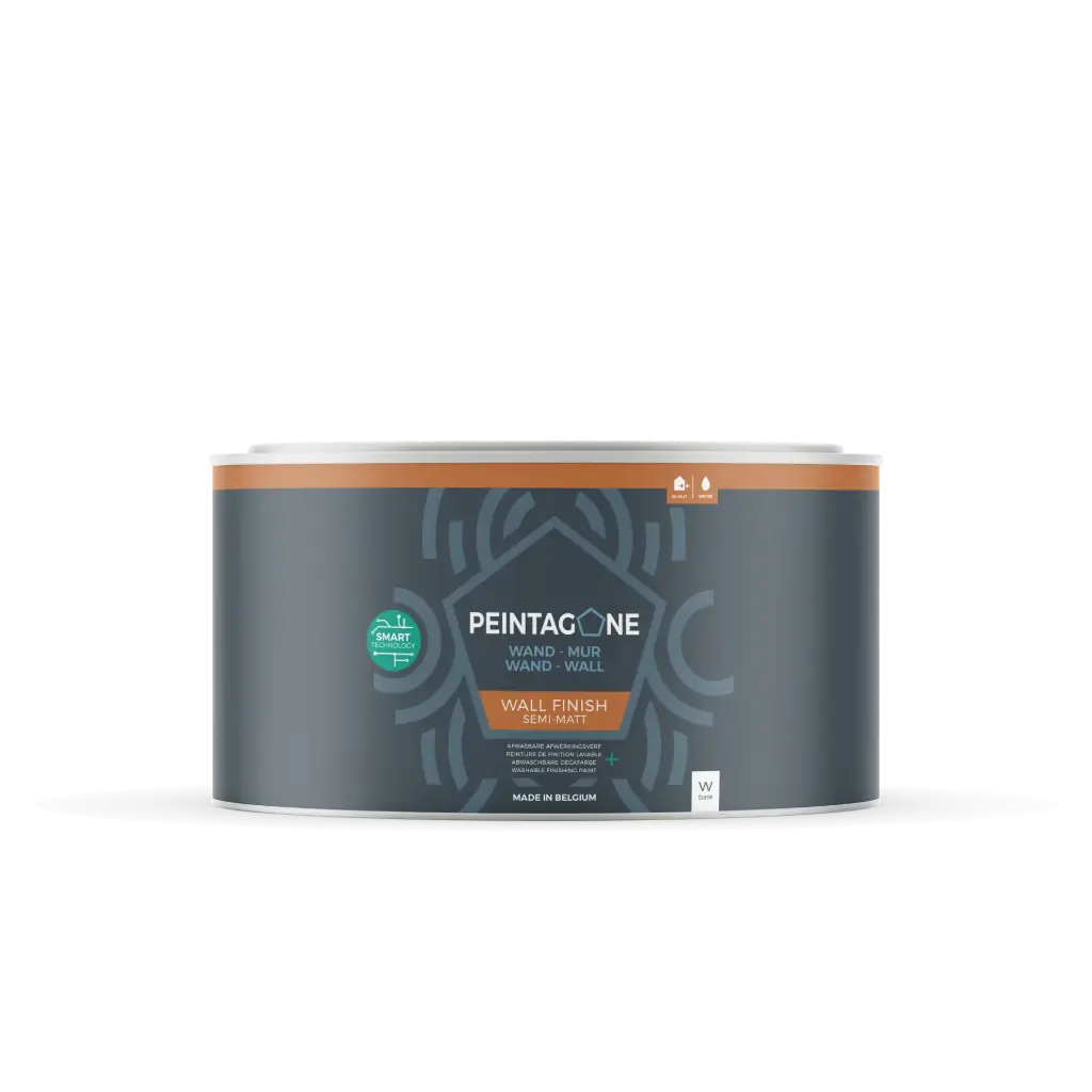 [WFSM0,5BW] Wall Finish Semi-Matt (0.5 l, W, Niet getint)